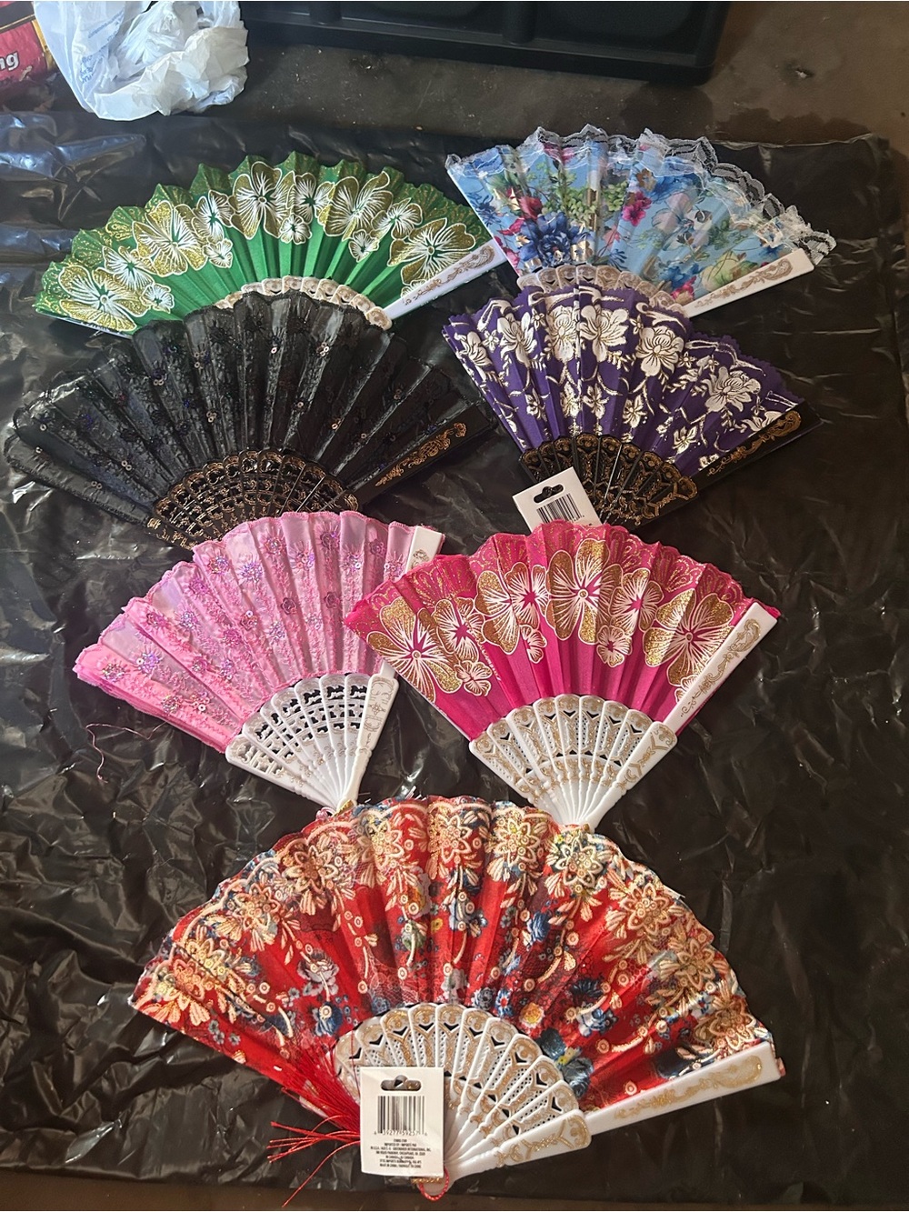 Party folding fans